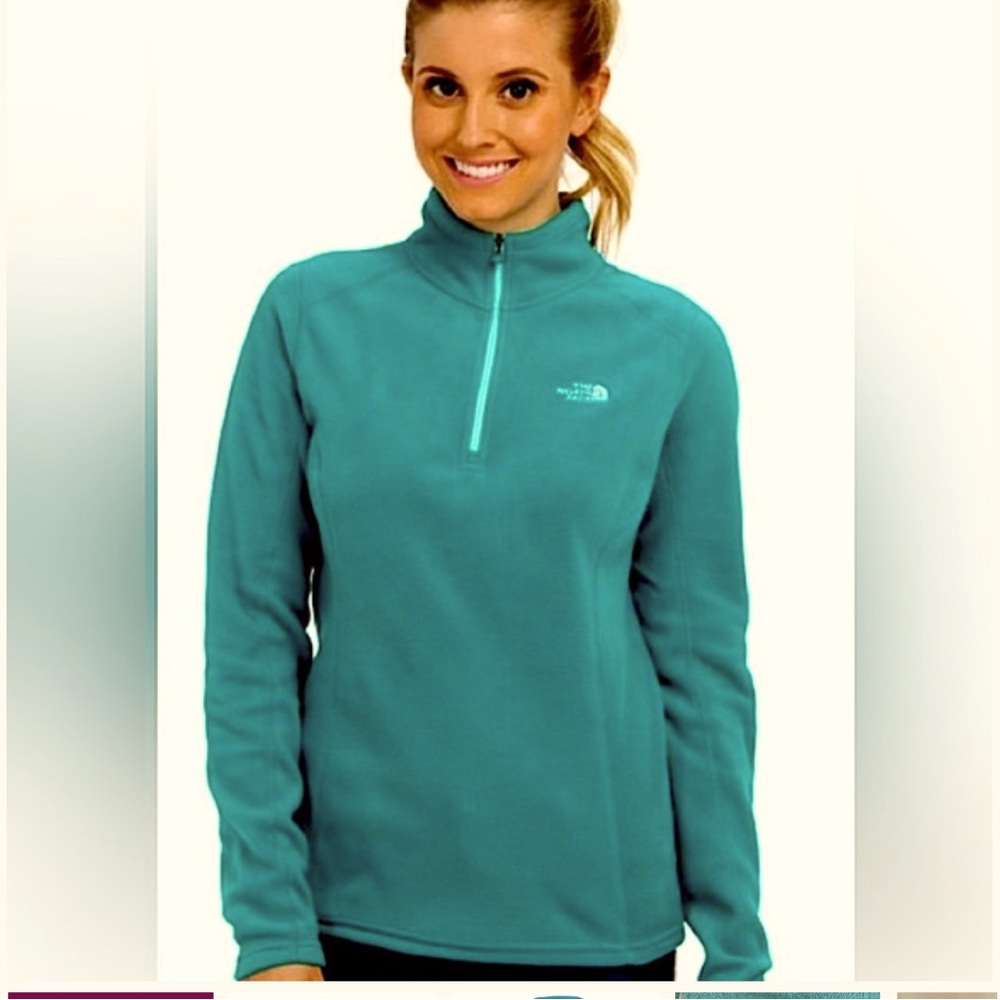 The North Face Glacier 1/4 quarter zip fleece pullover, S